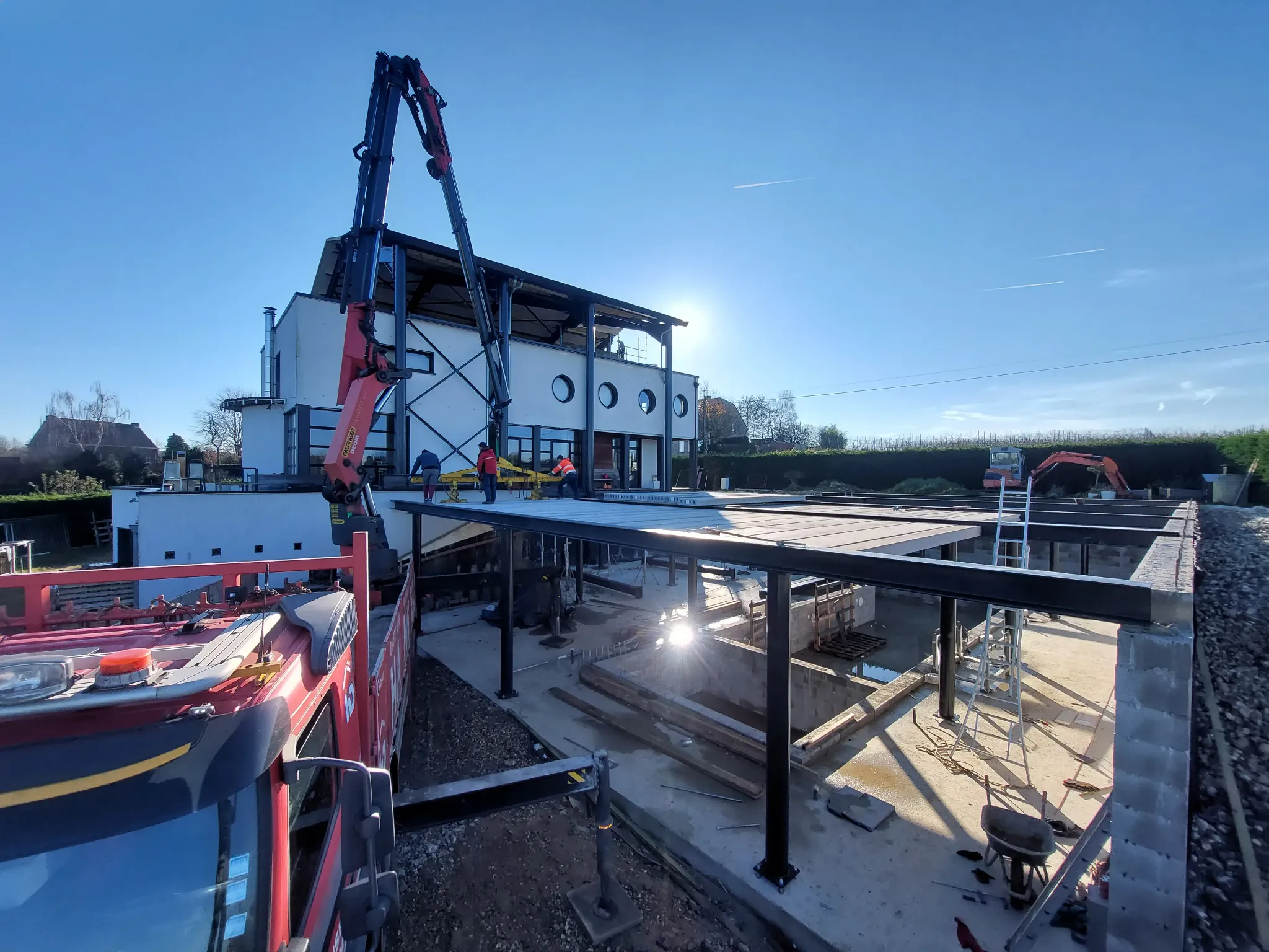 Photo réelle de l’avancement des travaux de Val Saint Remy